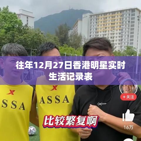 香港明星往年年末生活实录,12月27日动态回顾