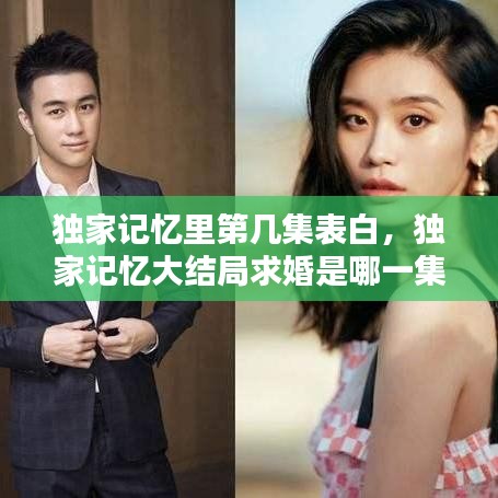 独家记忆里第几集表白,独家记忆大结局求婚是哪一集