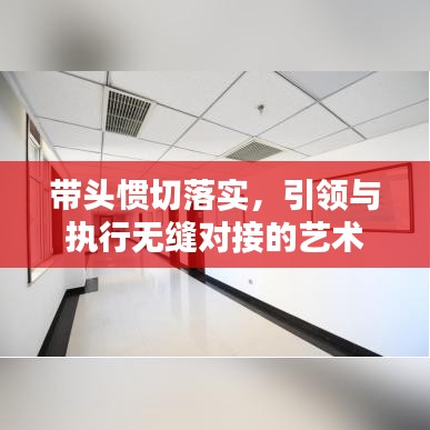 带头惯切落实，引领与执行无缝对接的艺术