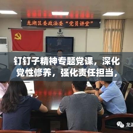 钉钉子精神专题党课,深化党性修养,强化责任担当,筑牢信仰之基
