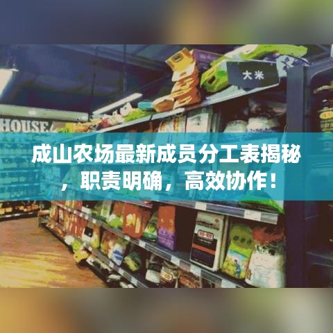 成山农场最新成员分工表揭秘,职责明确,高效协作!