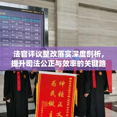 法官评议整改落实深度剖析,提升司法公正与效率的关键路径