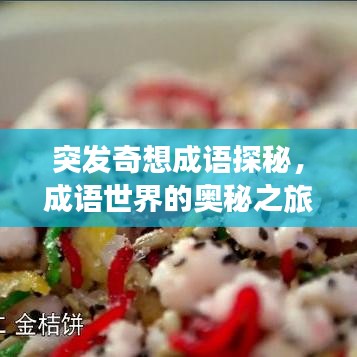 突发奇想成语探秘,成语世界的奥秘之旅