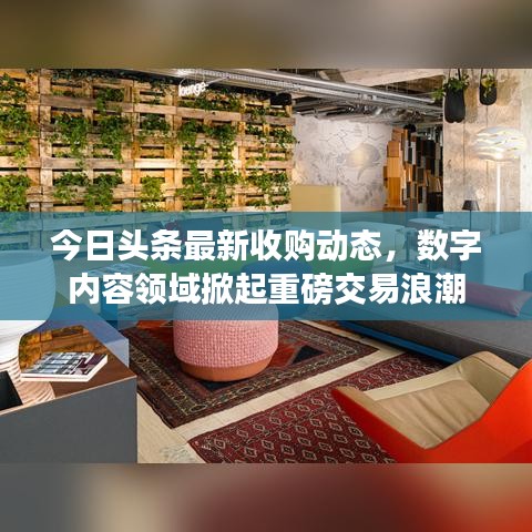 今日头条最新收购动态，数字内容领域掀起重磅交易浪潮