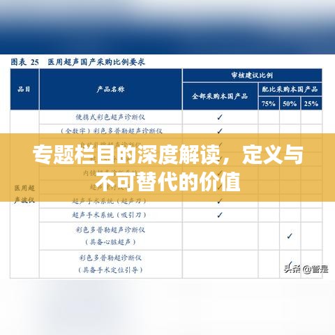 专题栏目的深度解读,定义与不可替代的价值