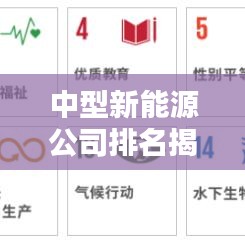 中型新能源公司排名揭晓,行业影响力不容小觑