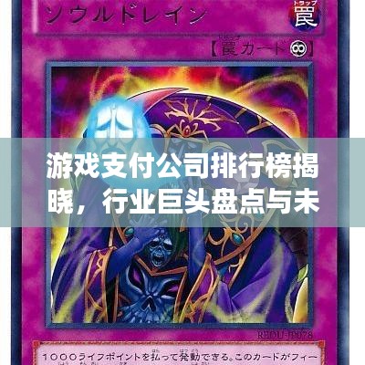 游戏支付公司排行榜揭晓,行业巨头盘点与未来趋势展望