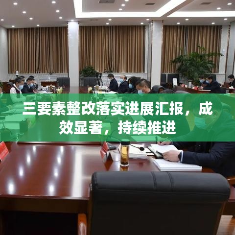 三要素整改落实进展汇报，成效显著，持续推进